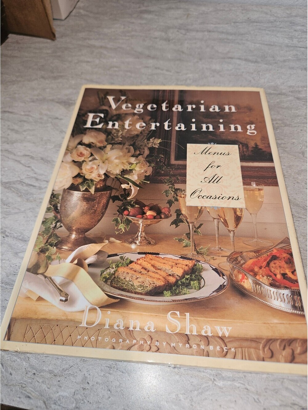 Vegetarian Entertaining by Diana Shaw - Menus for All Occasions Cookbook